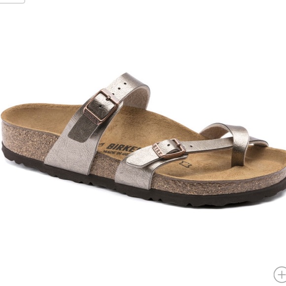 Graceful Taupe Birko-Flor Mayari Birkenstocks - Picture 1 of 7
